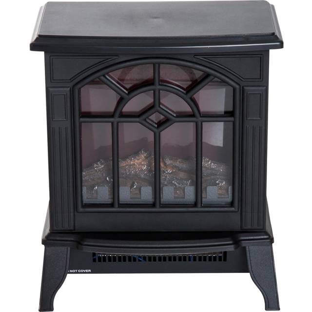 HOMCOM Electric Heater, 1000W/2000W-Black