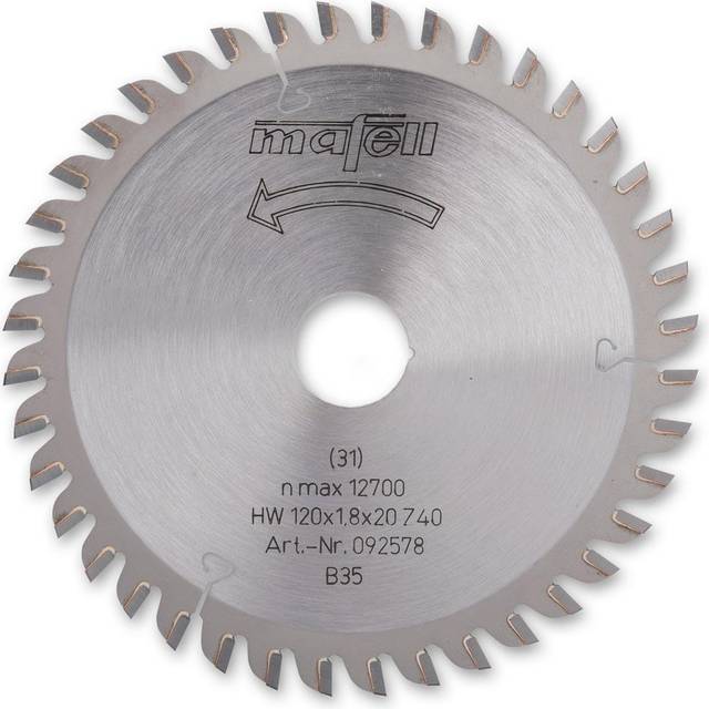 Mafell 120mm Tct Laminate Saw Blade 40t
