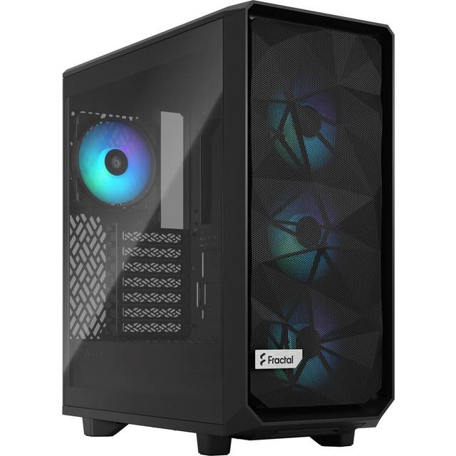 PC-fodral FRACTAL DESIGN Meshify 2 Compact RGB White TG Clear Tint ATX
