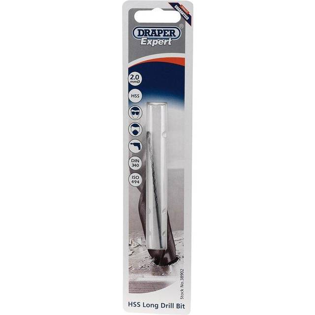 Draper Expert HSS Extra Long Jobber Drill Bit 2mm