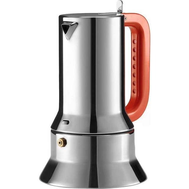 Alessi Nocolor 9090 Six-cup Stainless-steel Espresso Coffee Maker 20.5cm - NOCOLOR
