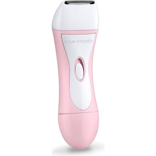 True Smooth by Babyliss 8772BU bikinitrimmer, 2 kamstyrningar, bärbar, våt/torr användning, precisionstrimning för skonsam skärning, batteridriven, sladdlös, benrakning, armhålor,