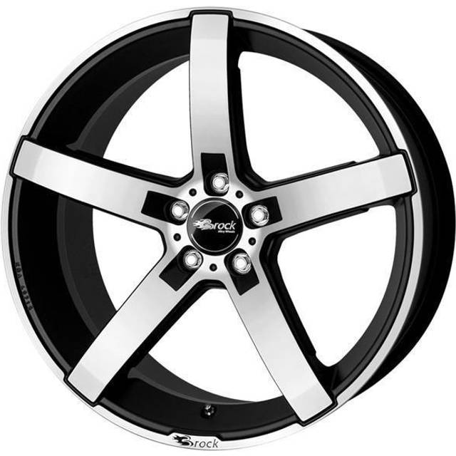 Brock B35 Schwarz Matt Vollpoliert 7,5X17 5/108 ET45 CB72,6