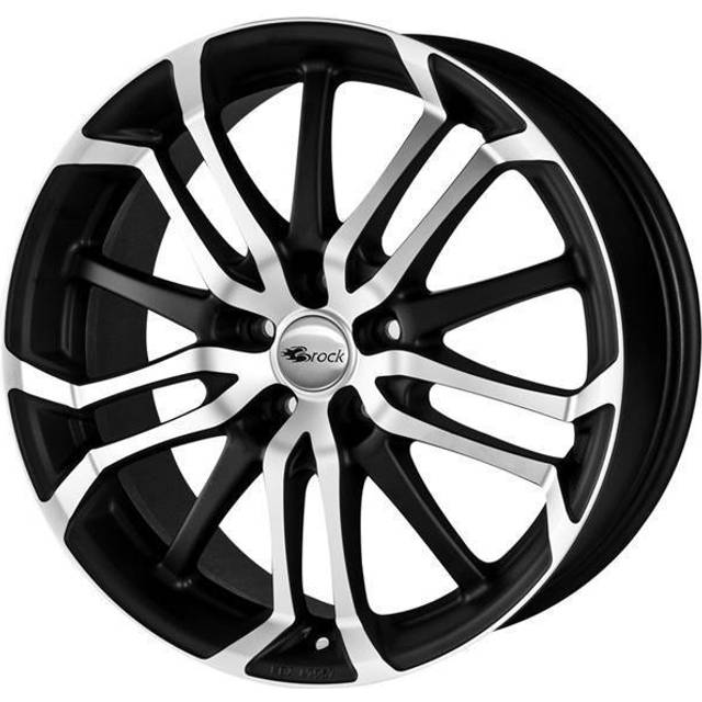 Brock B26 7,5 x 17 ET 45 bultcirkel 5 x 108 nav centrering 72,6 580070543, svart matt frontpolerad