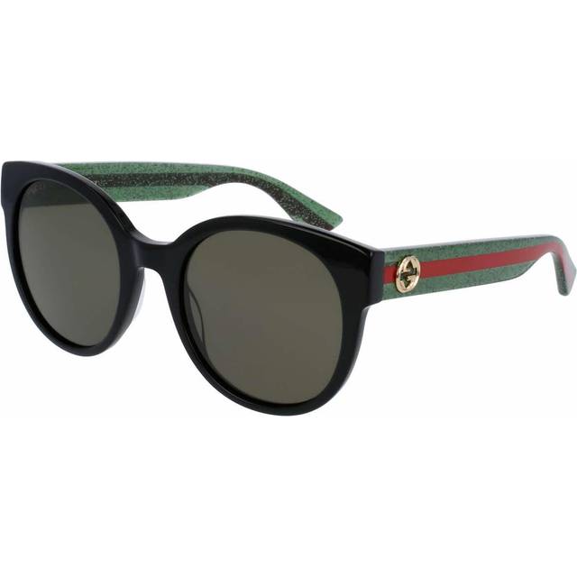 Gucci GG 0035SN 002, ROUND Sunglasses, FEMALE - Black