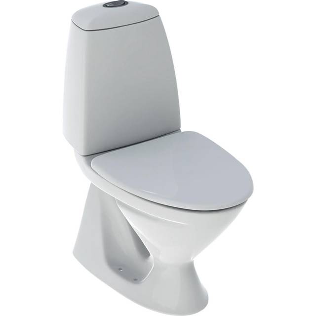 Ifö Silia 502.292.00.1 Toalettstol med sits, dolt avlopp