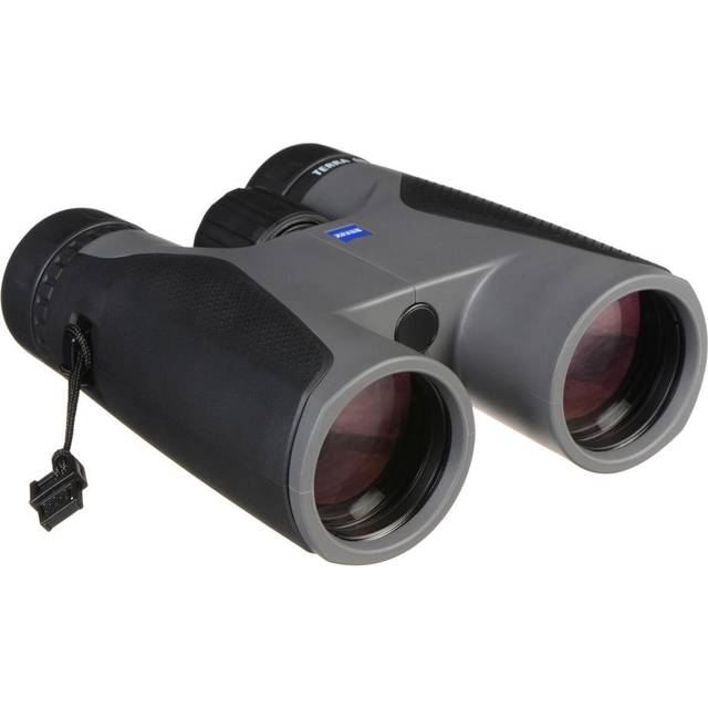 Zeiss 8x42 Terra ED Binoculars (Gray) - Compact and Lightweight Design with Cleaning Kit
