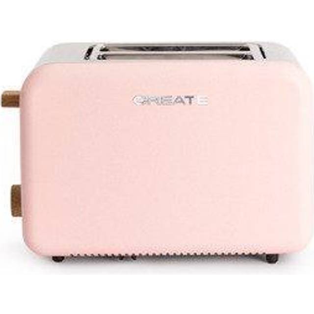 TOAST RETRO - Tostapane per fette larghe Rosa pastello
