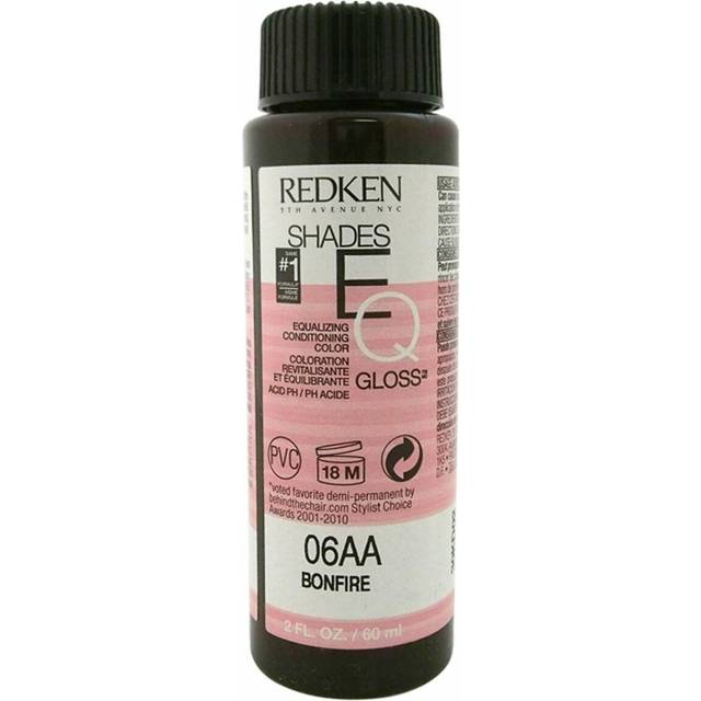 Redken shades EQ gloss liquid acidic demi-permanent hair color 60ml 2fl.oz - 06AA Bonfire (6.11)