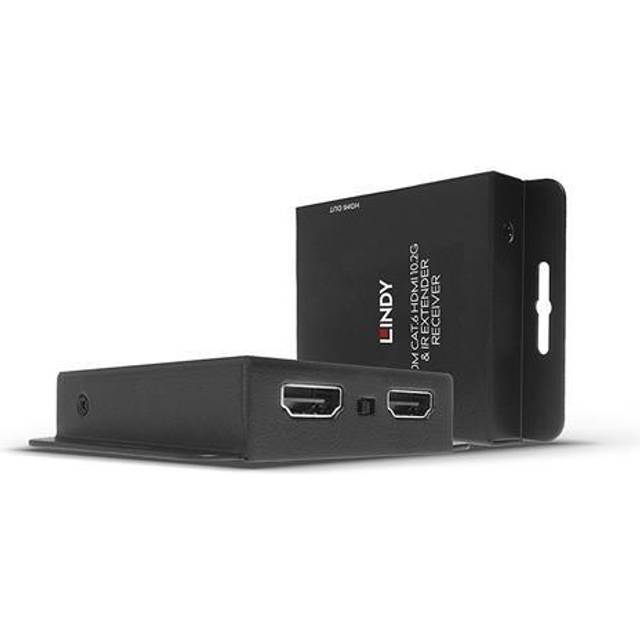 Lindy 70m Cat.6 HDMI 4K30 and IR Extender with PoC and Loop Out