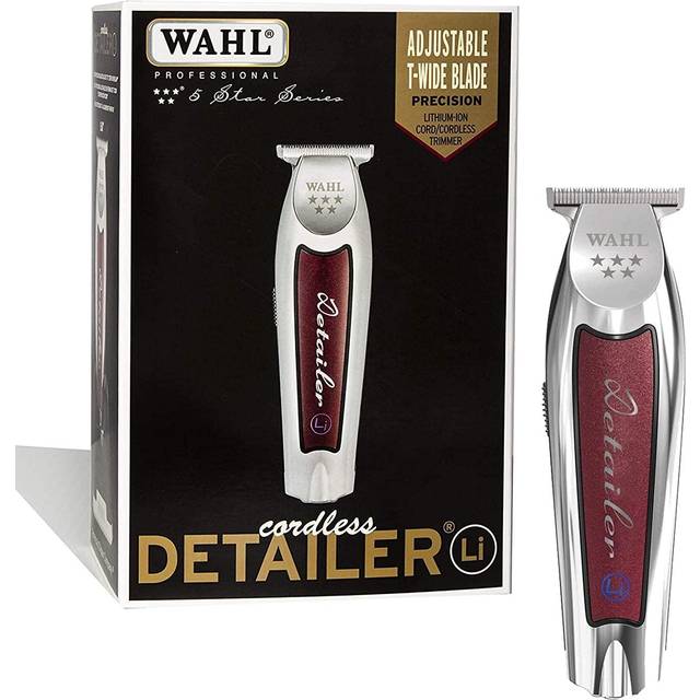 Wahl Professional - 5-Star Series Cordless Detailer Li Extremely Close Trimming  Crisp Clean Line  Extended Blade Cutting  100 Minute Run Time for Pro