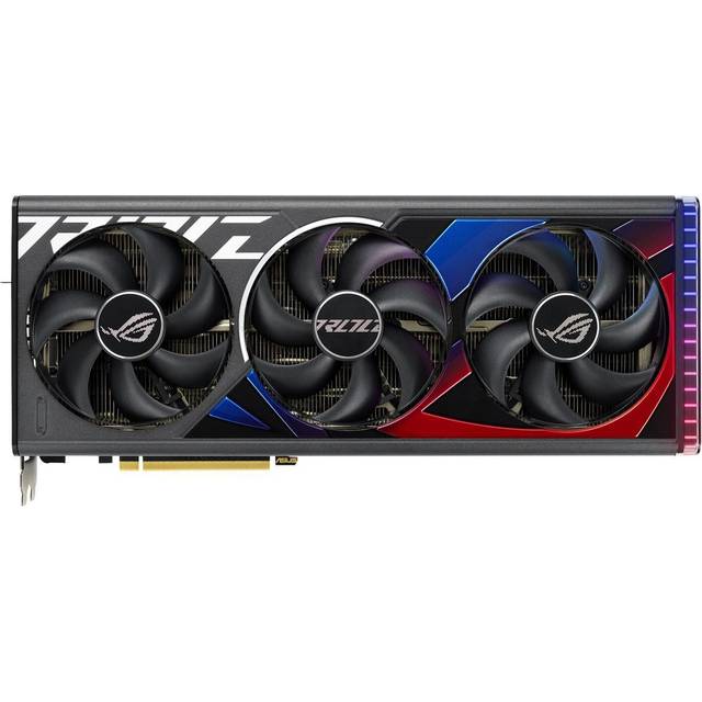 ASUS ROG Strix GeForce RTX 4090 24GB OC Edition 90YV0ID0-M0NA00 Spelgrafikkort, Svart, 24 GB