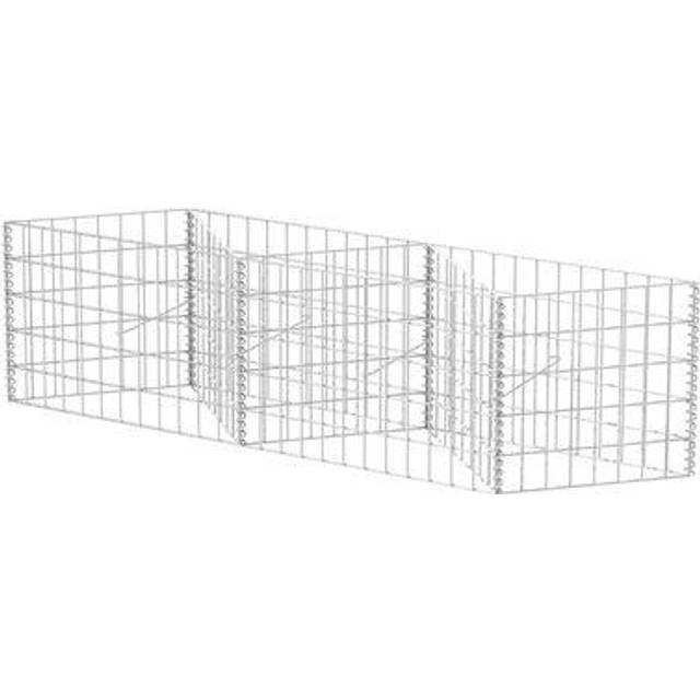 Gabionkorg galvaniserat stål 120x30x50 cm