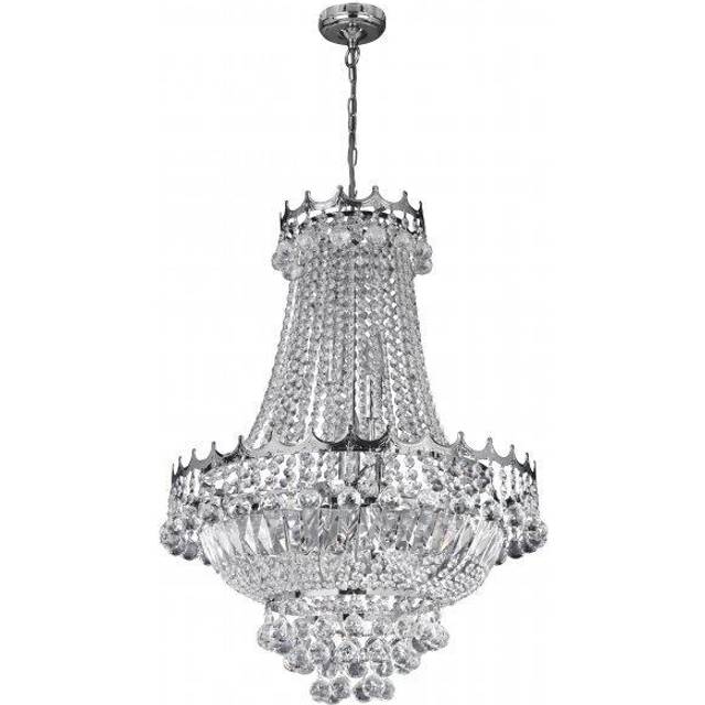 Searchlight 9112-52CC Versailles - 9 Light 52cm Chrome Chandelier Cw C