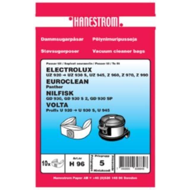 Haneström Dammsugarpåsar, papper, 10st. DU12198