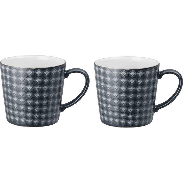 Denby Impression Large Mugs - Blue (400ml)