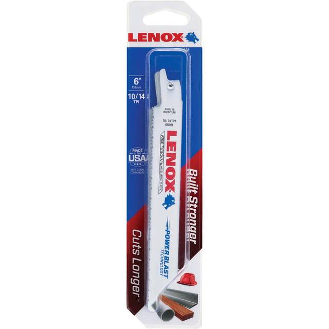 Lenox 10/14TPI General Purpose Reciprocating Sabre Saw Blades 152mm Pack of 2