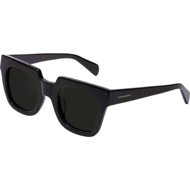 Hawkers DARK ROW X RO18X01, SQUARE Sunglasses, UNISEX, available with prescription - Black