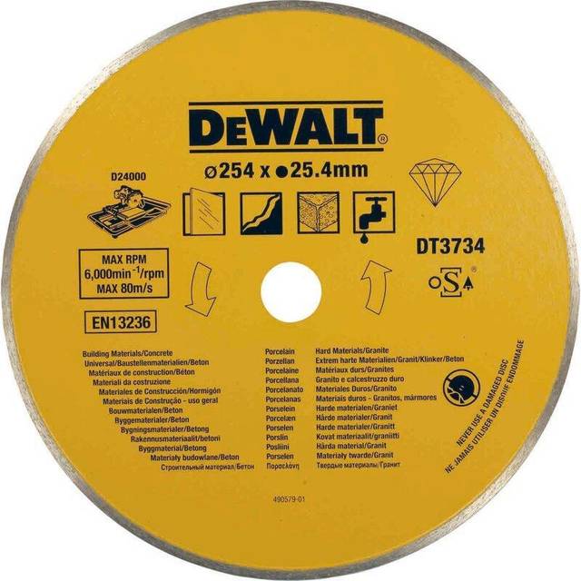 Dewalt - DT3734 Tile saw blade 254mm x 25.4mm