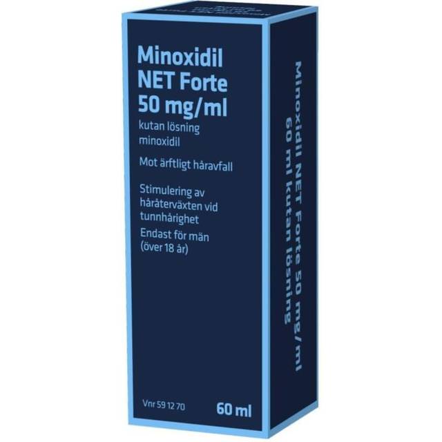 Minoxidil NET Forte 50 mg/ml 60 ml kutan lösning