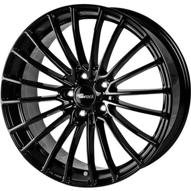 AFL BROCK B24 SCHWARZ GLANZ 7x17 ET:38