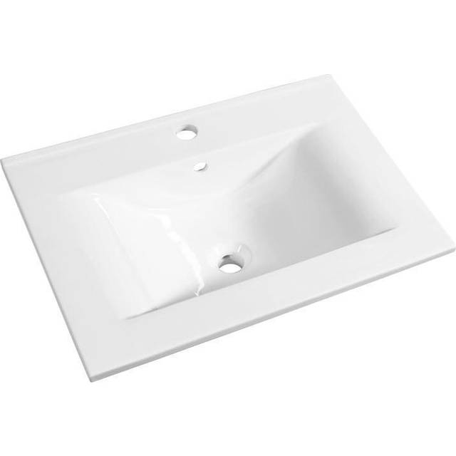 Tvättställ Allibert Soft Vit Högglans 60,5Cm