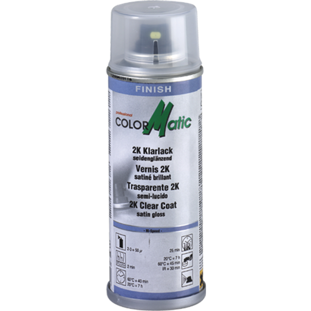 Colormatic 187216 cm 2K klarlack med Accelerator 200