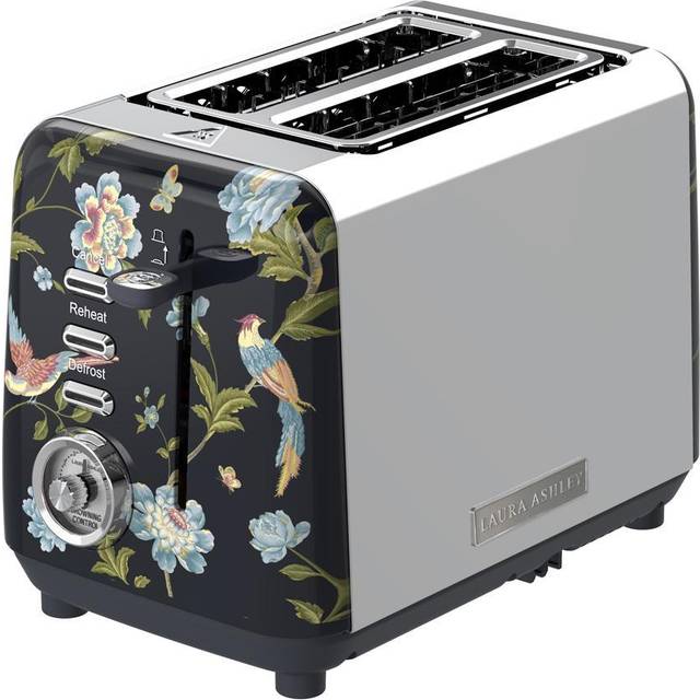 Laura Ashley VQSBT582BSUK Elveden 2 Slice Toaster - Blue, Blue