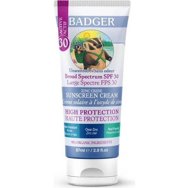 Badger Broad Spectrum Solskyddskräm med 30 SPF, 87 ml