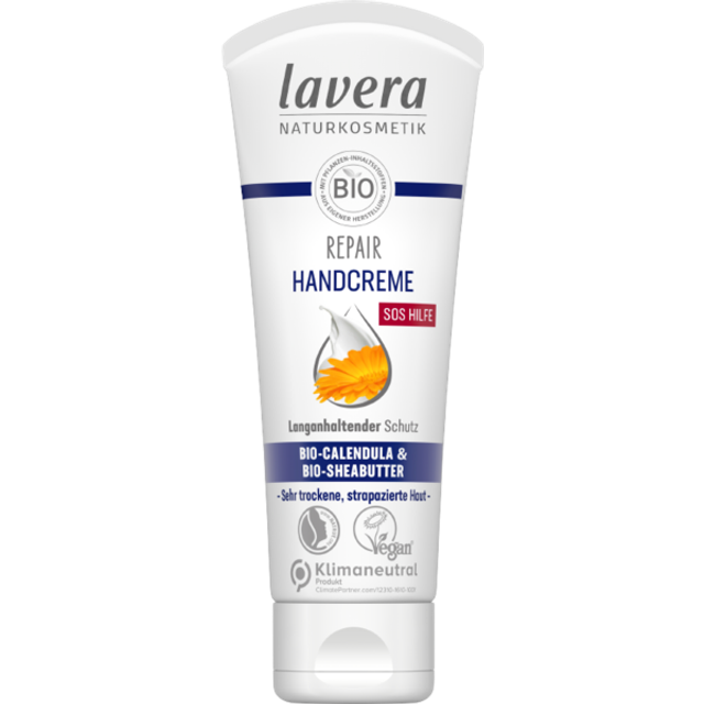 Lavera Repair Hand Cream Certified Natural Cosmetics Vegan Organic 75ml
