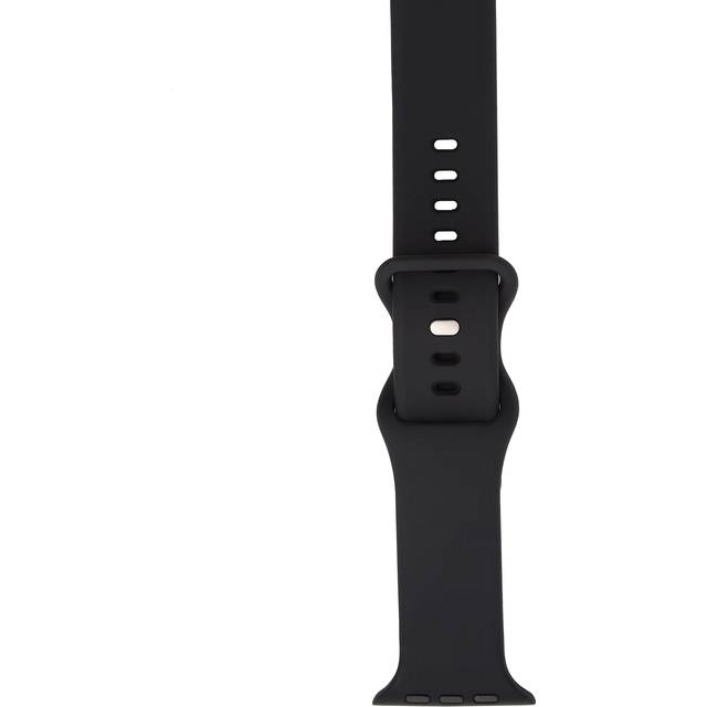 Gear silikonarmband för Apple Watch 41-45mm (svart)