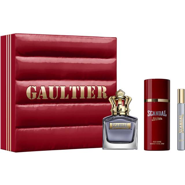 Jean Paul Gaultier Scandal Pour Homme Gift Set 50ml EDT + 150ml Deodorant Spray + 10ml EDT