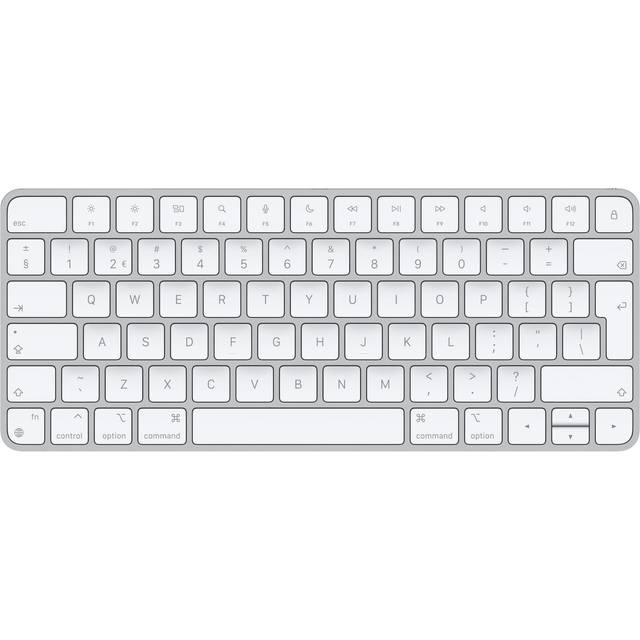 Apple Magic keyboard USB + Bluetooth Dutch Aluminium, White MK2A3N/A