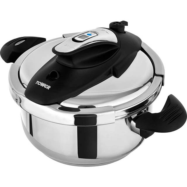 Tower One-Touch Ultima 4L Stainless Steel Pressure Cooker