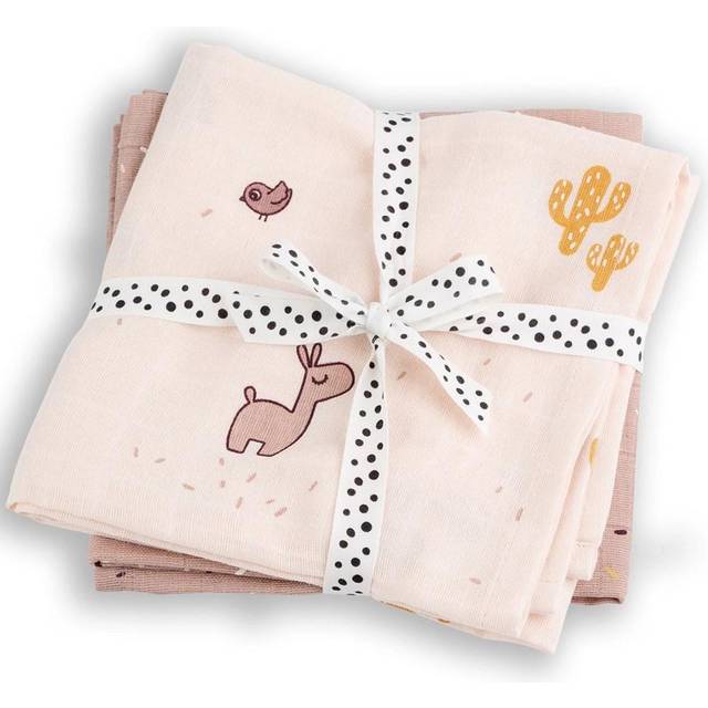 Done by Deer muslinfilt 3-pack Lalee Sand - Beige/Sand