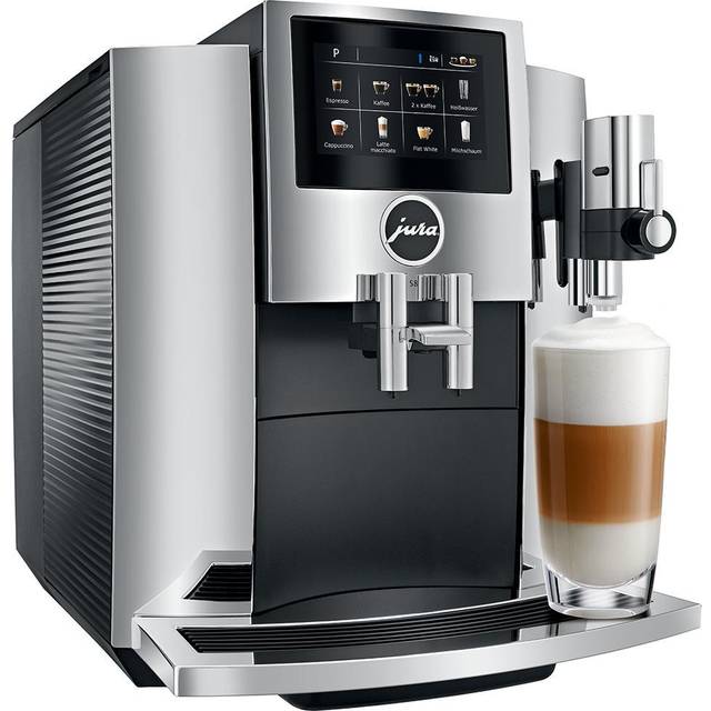 Jura 15443 S8 Bean to Cup Coffee Machine (2020) - Chrome