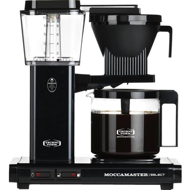 Moccamaster KBG 741 Select Coffee Machine - Black, Black