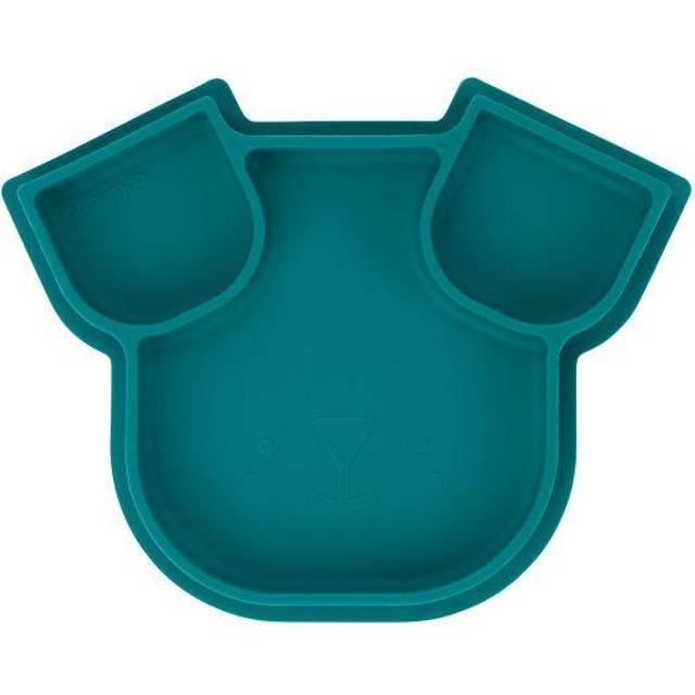 Babymoov Divided silicone plate ISY PLATE Blue dog