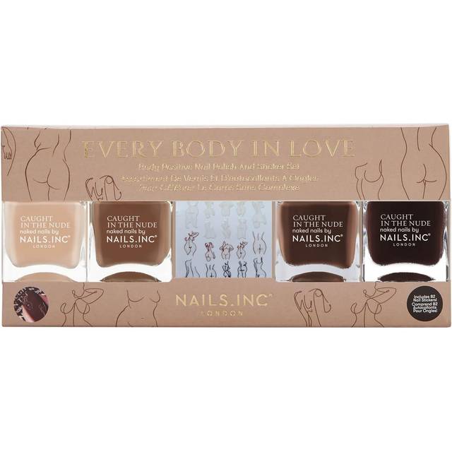 Every Body In Love 4-Piece Nail Polish and Sticker Set