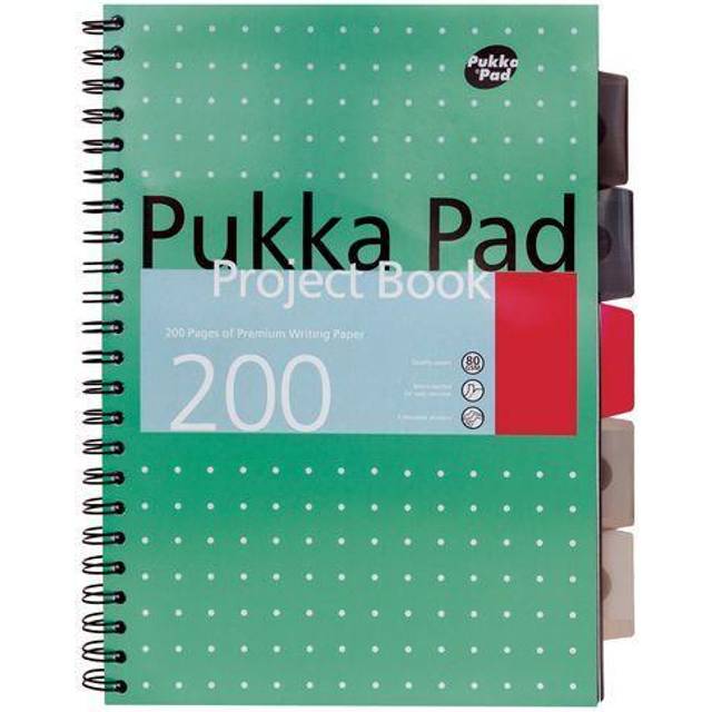 Pukka Pad Metallic Cover Wirebound Project Book A4+(3 Pack) 8521-MET