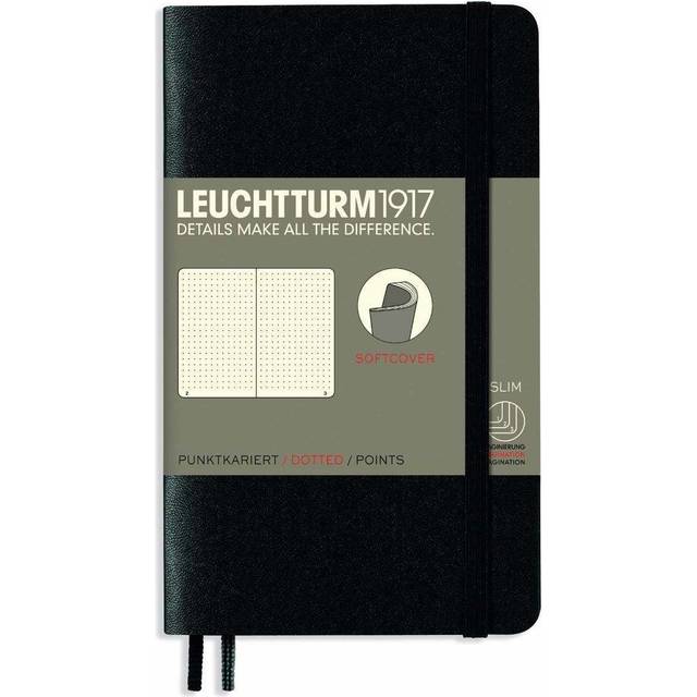 Anteckningsbok A6 Soft Prickad Black Leuchtturm 1917