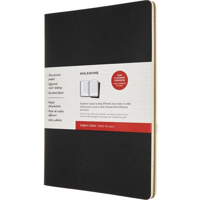 Cahier Subject A4 Black/Kraft Ruled