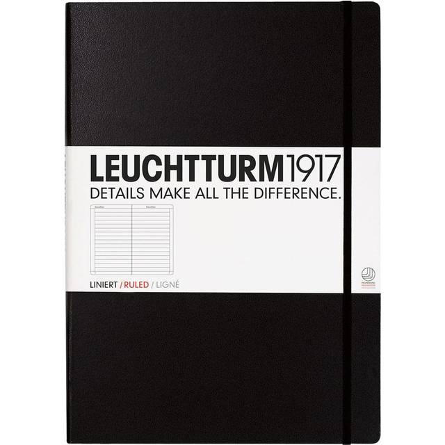 Anteckningsbok A4+ Classic Linjerad Black Leuchtturm1917