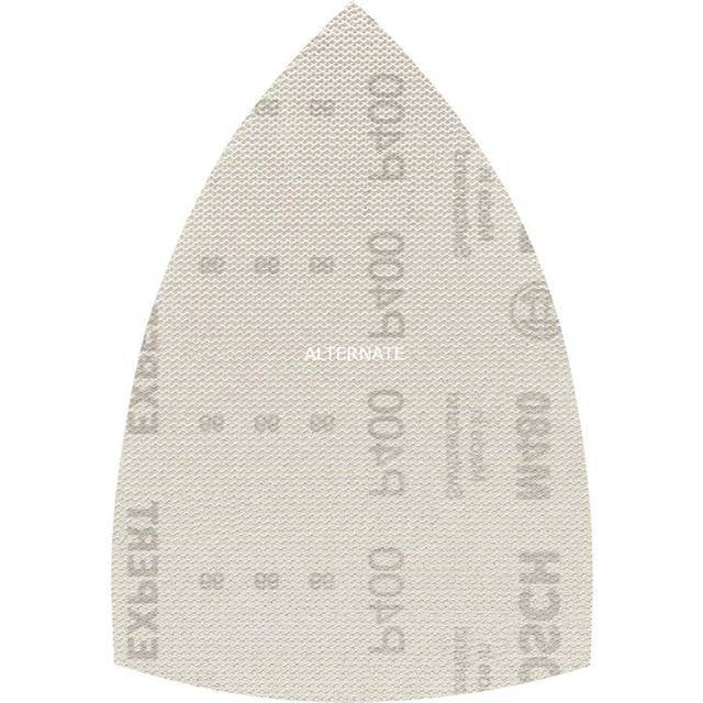 Bosch Expert M480 Hook and Loop Large Delta Sanding Sheets for Paint and Wood 100mm x 150mm 400g Pack of 10