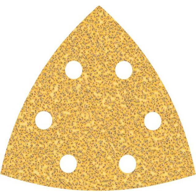 Bosch Expert C470 Punched Quick Fit Delta Sanding Sheets for Paint and Wood 93mm x 93mm 120g Pack of 50