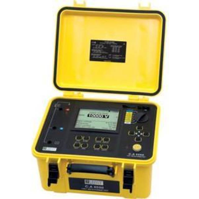 CA 6550 Isolationstester 10kV - 25TΩ, med automatisk DAR, PI og DD funktion
