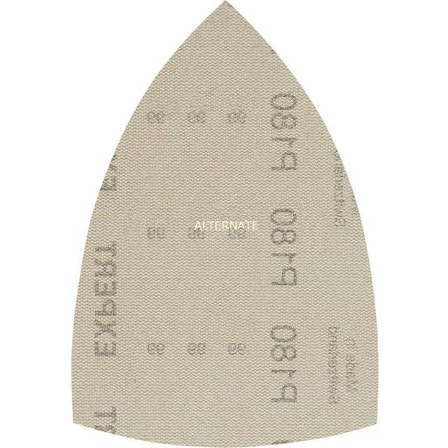 Bosch Expert M480 Hook and Loop Large Delta Sanding Sheets for Paint and Wood 100mm x 150mm 180g Pack of 10
