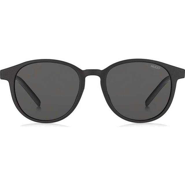 Hugo Boss by Round Mens Matte Black Grey Sunglasses - One Size