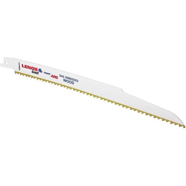 Lenox Gold 6TPI Nail Embedded Wood Cutting Reciprocating Sabre Saw Blades 229mm Pack of 5