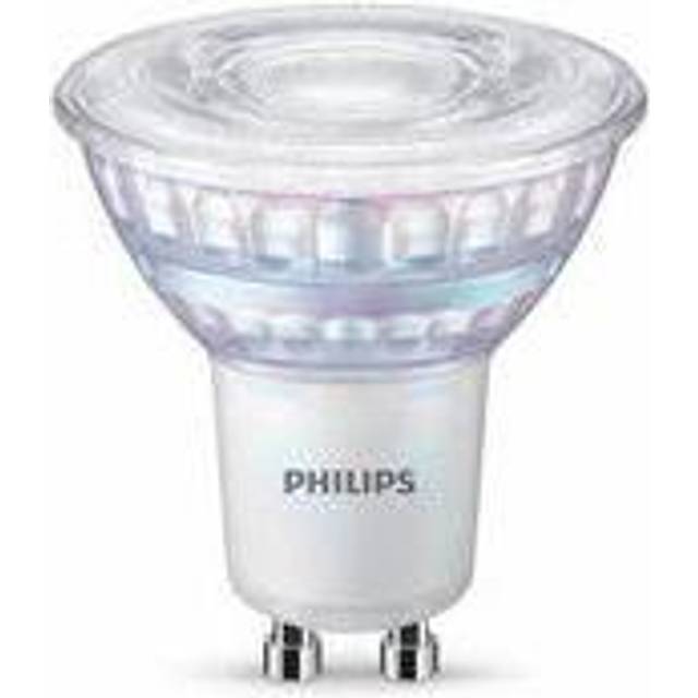 Philips 4W GU10 LED Dimmable Spotlight Bulb, Warm White, Pack of 3